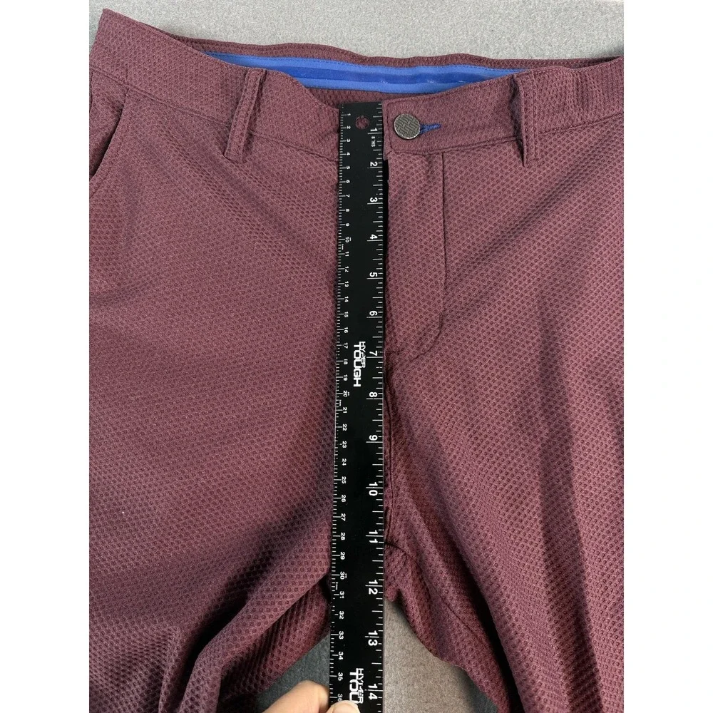 Twillory Pants Mens 34x34 Red Slim Fit Technical Chino Microfiber Performance